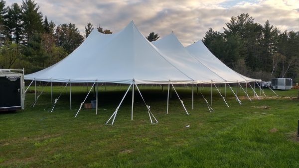 60' x 80' High Peak Twin Pole Tent Rental