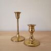 Vintage Gold Taper Candle Holders