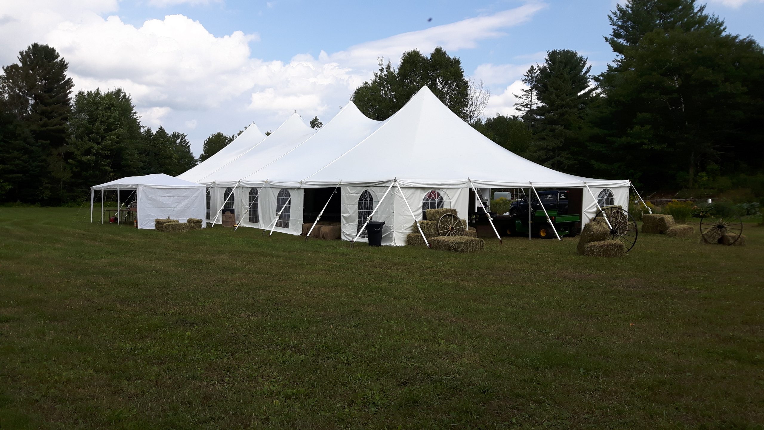 40' x 100' High Peak Pole Tent Valley Tent & Party Rentals