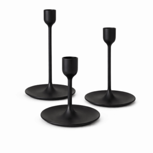 Black Taper Candle Holders