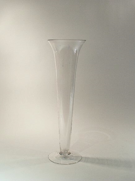 flute glass vase