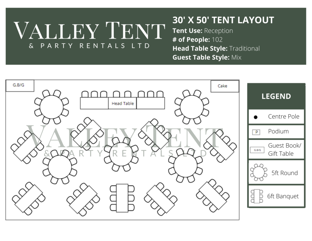 30 x 50 outlet tent