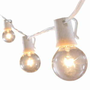 White String Globe Lights