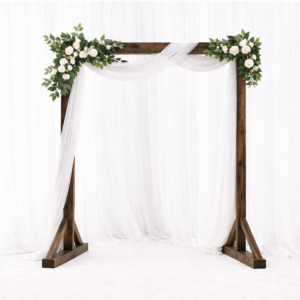 Post & Beam Dark Stain Arbour