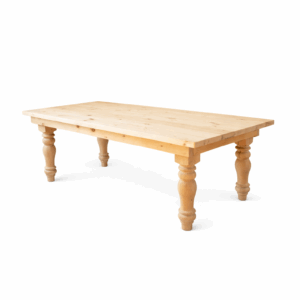 Antique Natural Wood Harvest Table