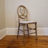 Antique Natural Wood Infinity Chair