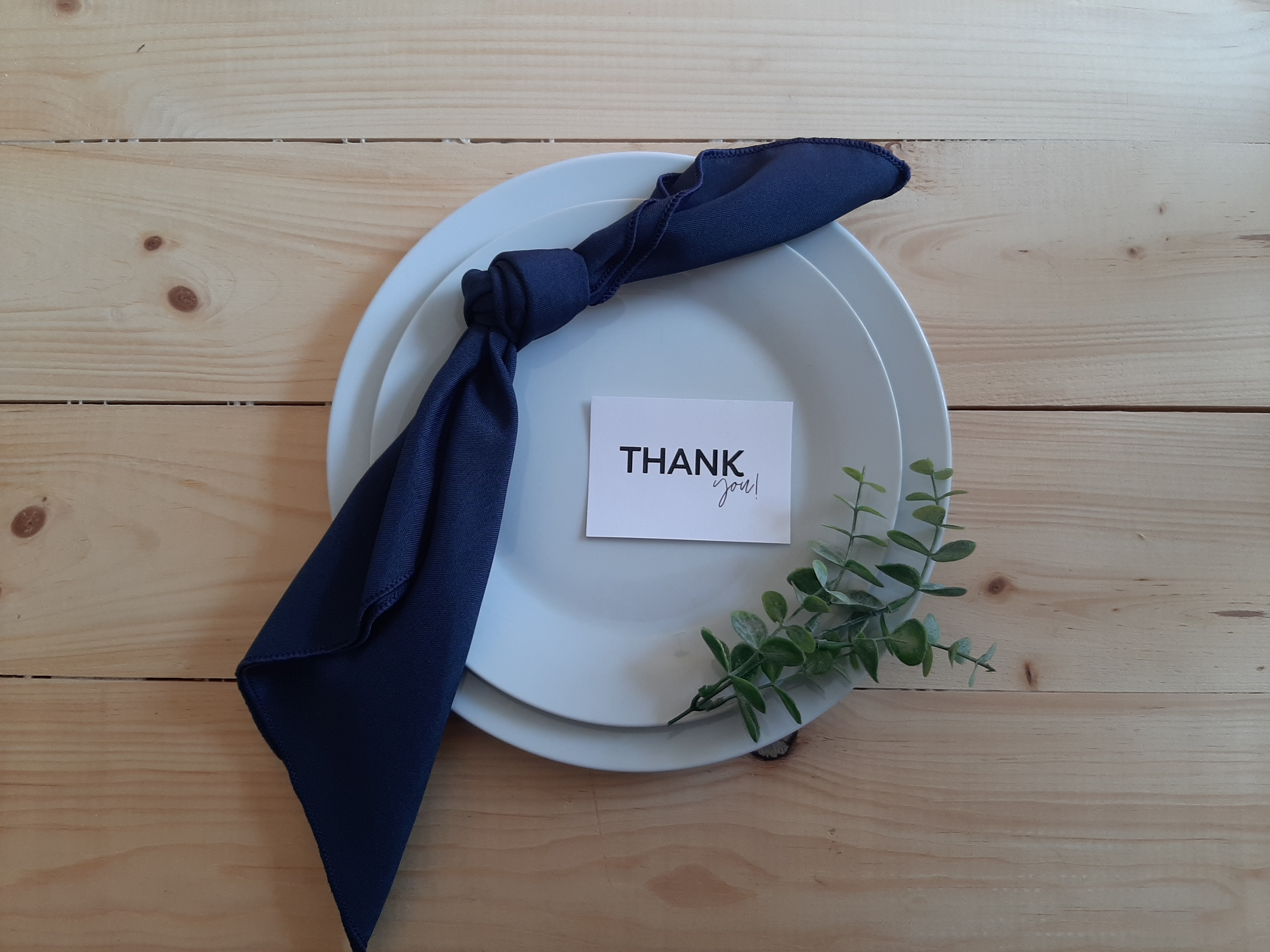 Navy Polyester Napkin