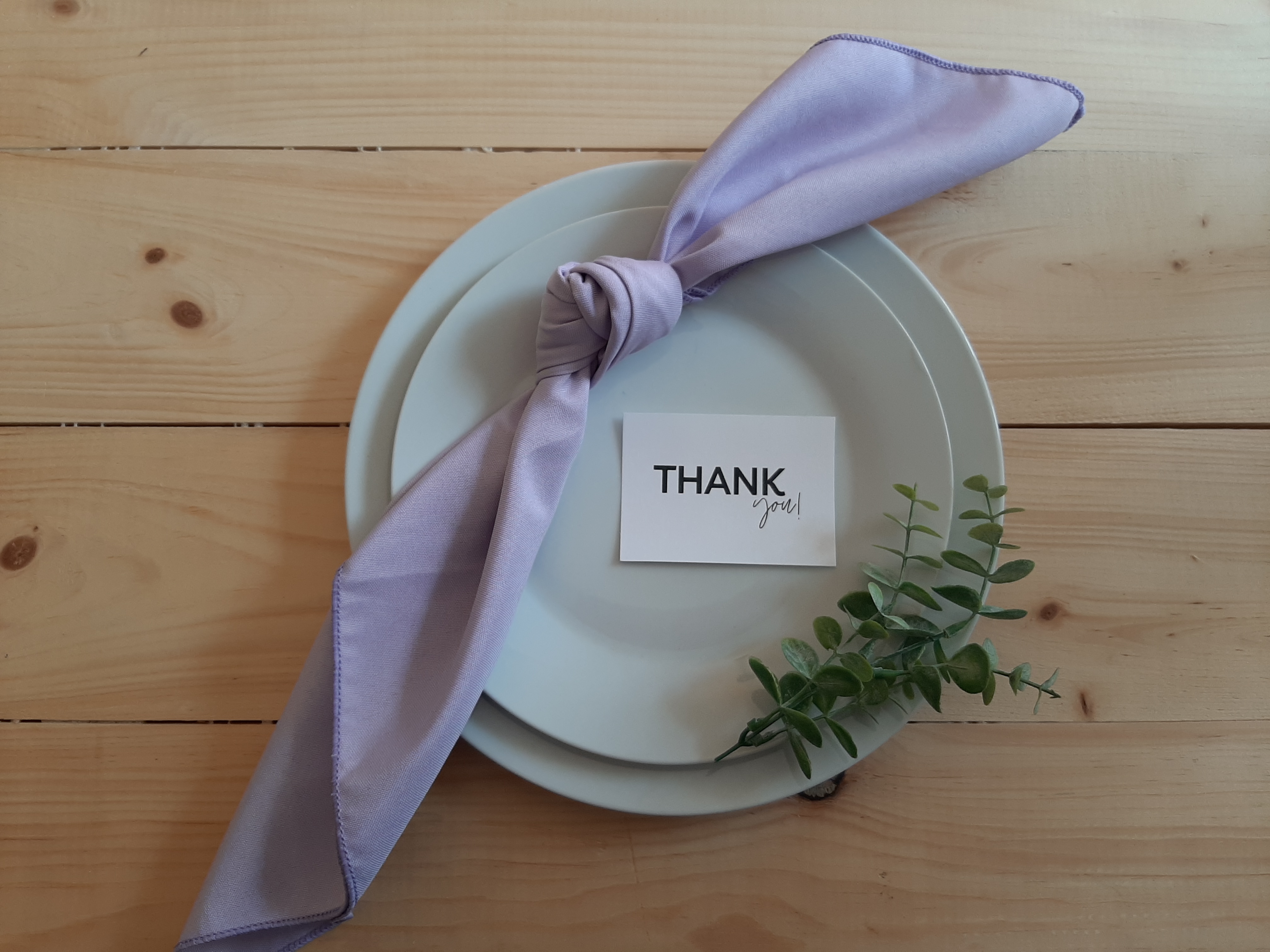 Lilac Polyester Napkin