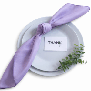 Lilac Polyester Napkin