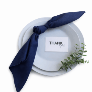 Navy Polyester Napkin