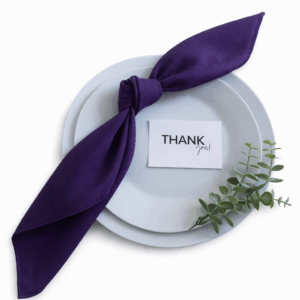 Purple Polyester Napkin