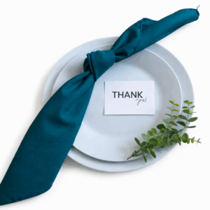 Teal Polyester Napkin