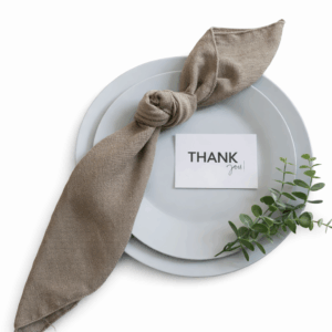 Natural Faux Burlap Napkin