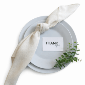 Ivory Faux Burlap Napkin