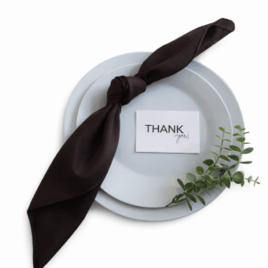 Chocolate Polyester Napkin