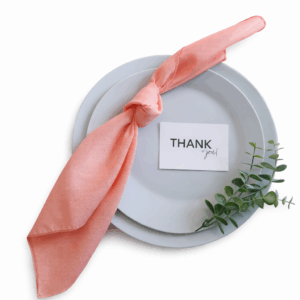 Coral Polyester Napkin