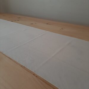 Ivory Polyester Table Runner