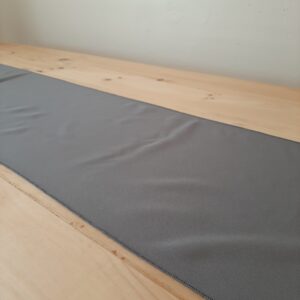 Charcoal Polyester Table Runner