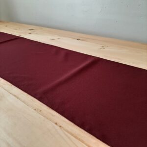 Burgundy Polyester Table Runner