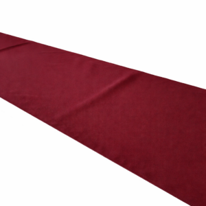 Burgundy Polyester Table Runner