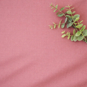 Dusty Rose Polyester Linen