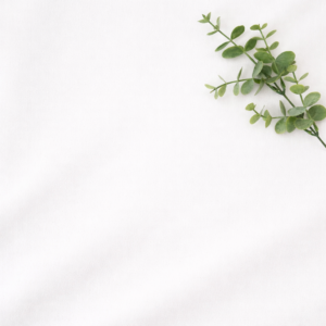 White Polyester Linen