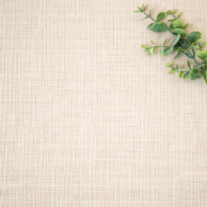 Ivory Faux Burlap Linen