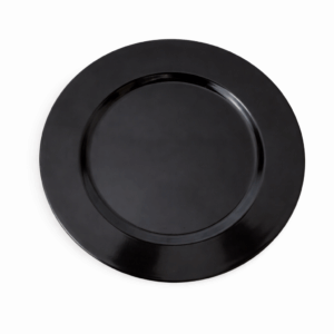 Black Acrylic Charger Plate