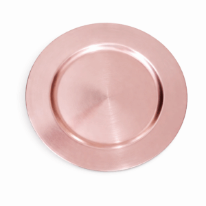 Rose Gold Acrylic Charger Plate