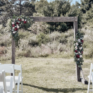 Meredith Silk Floral 2 Piece Arbour Arrangement