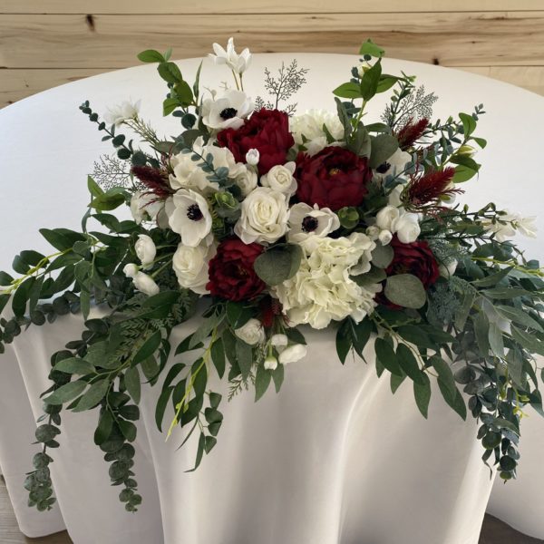Meredith Silk Floral Head Table Arrangement