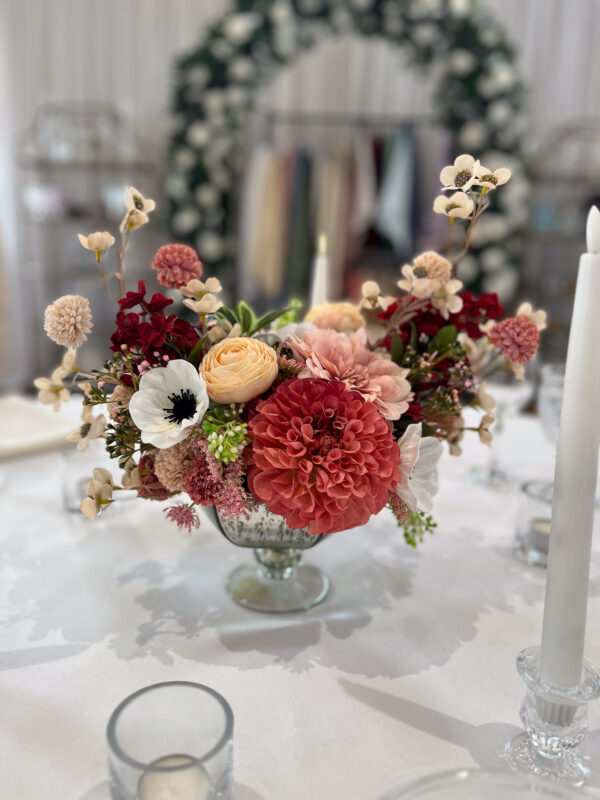Silk floral arrangement