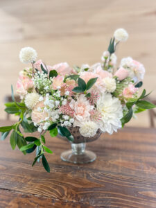 Silk floral arrangement