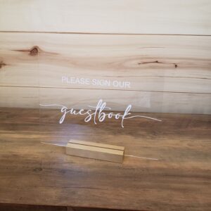 Infinity Guest Book Sign