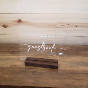 Forest Guest Book Sign