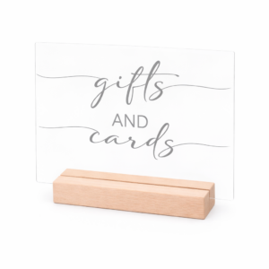 Natural Gift Table Sign