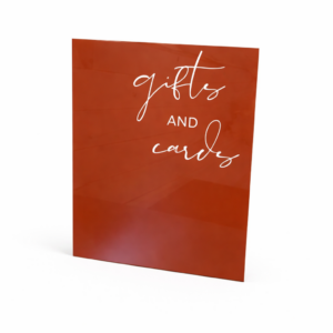 Terra Cotta Gift Table Sign