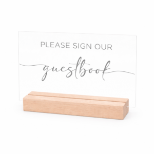 Natural Guest Book Sign