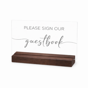 Forest Guest Book Sign