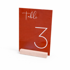 Terra Cotta Table Numbers