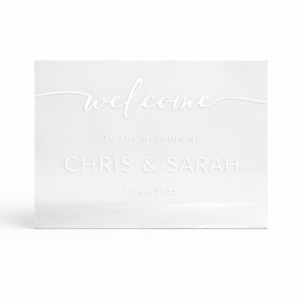 Infinity Welcome Sign