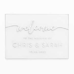 Natural Welcome Sign