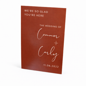 Terra Cotta Welcome Sign