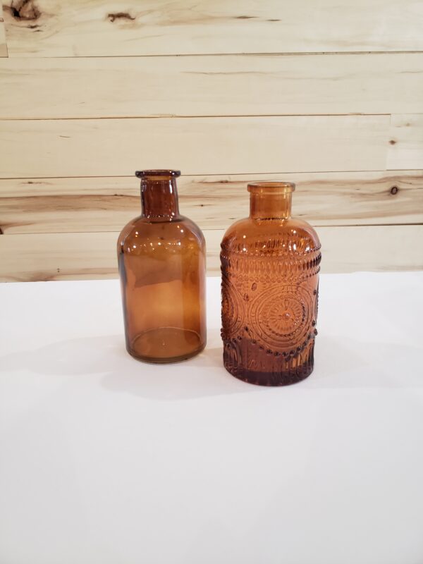 Amber Vintage Bottles