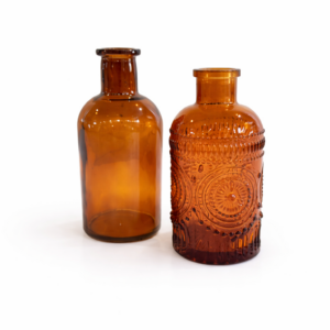 Amber Vintage Bottles