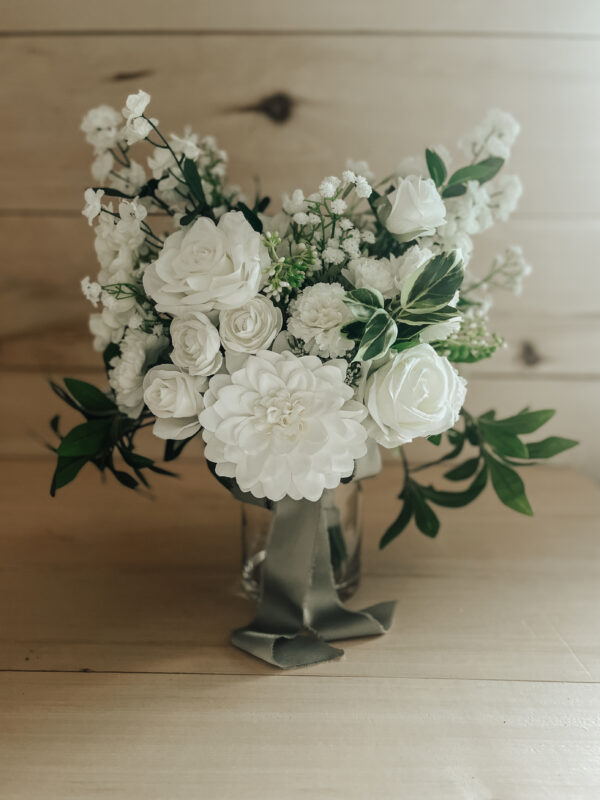 silk floral bridal bouquet