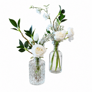 Veronica Silk Floral Bud Vase Collection
