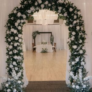 veronica silk floral arch