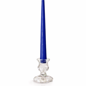 10" Royal Blue Taper Candle