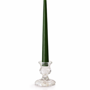 10" Hunter Green Taper Candle